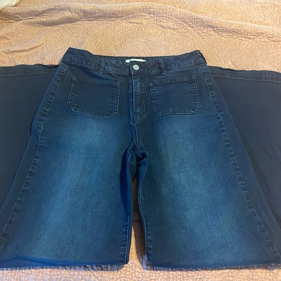 Forever 21 Dark, Wide-leg denim - Picture 2 of 3